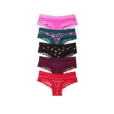 Victoria's Secret 면 치키 팬티 팩 여성용 속옷 5팩 XS-XXL 휴일. 112632