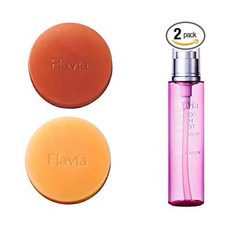 일본직발송 6. FLAVIA 포멀 클라인 플라비아 세안 비누(아침밤용 각 1개) 화장수(리치 모이스트 150ML), One Size, One Color, 1개