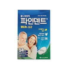 신신제약 틀니세정제 파인덴트 54정 의약외품, 1개, 54개입