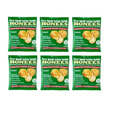 Honees 허니즈 꿀사탕 허니 맨솔 20개입 6팩 Honey Menthol Cough Suppressant