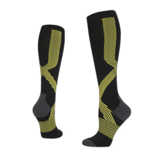 스타플레이스 기능성 압박 테이핑 스포츠 양말, L/LX, 블랙, 1개