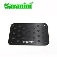 Savanini 자동차 알루미늄 합금 미끄럼 방지 환경 고무 카펫 페달 플로어 매트 인테리어 액세서리 스타일, One Color_Silver with savanin, One Color_Silver with savanin, 상세 설명 참조1