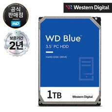 WD Blue SATA3 하드디스크, WD10EZEX, 1TB