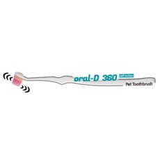 무지조타 oral-D 360 non배터리 비전동 강아지칫솔 360도 회전모 펫칫솔 중소형 강아지 칫솔 애견 칫솔, 1개