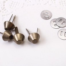 짱패브릭 엔틱 삿갓 소꼬발 가방발 12mm 15mm, 엔틱15mm