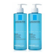 La Roche Posay 라로슈포제 똘레랑스 퓨리파잉 포밍 클렌저 13.52oz(400ml) 2팩 Toleriane Purifying Foaming Cleanser, 2개