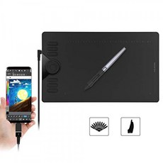 HUION HS610 10x6.25 인치 그래픽 드로잉 태블릿 28 개의 익스프레스 키 8192 배터리가 필요없는 스타일러스 원격 교육 및, 단일상품, 단일상품