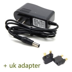 미국 AU EU 영국 플매트 카펫 러그 AC 100-240V-DC 3V 1A 전원 공급 장치 충전기 변환기 어댑터 5.5mm x 2, 04 UK PLUG, 1개