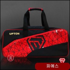 업튼 2단 배드민턴 라켓 가방 레드 라켓가방 배드민턴가방 스포츠가방 스포츠백 ptii