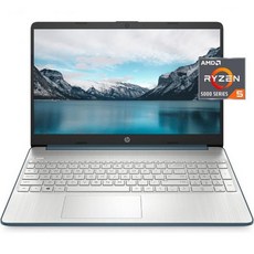 HP 15 비즈니스 노트북 컴퓨터 AMD Ryzen 5 5500U 15.6" FHD 디스플레이 Windows 11 Pro 16GB RAM 512GB SSD SD 카드 - 라이젠5500