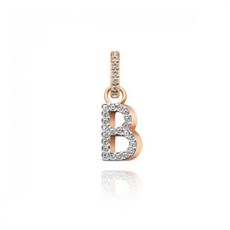 Swarovski 5437624 REMIX COLLECTION 알파벳 B 로즈골드 플래팅 참