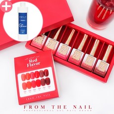 프롬더네일 레드시럽젤10ml 6종세트 행사/빨간맛/컬러젤