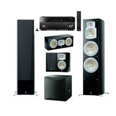 야마하 RX-A880 + 야마하 NS-777 5.1채널스피커SW100, 우퍼(월넛)
