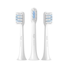 샤오미 T301/T302 Mijia 소닉 전동 칫솔 헤드 3pcs 소프트 칫솔 헤드 T301 소닉 브러시 헤드 치아 노즐 용 원본, 3개, 01 white standard