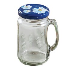 발룬피니 다용도 유리 손잡이 저장용기, 800ml, 1개