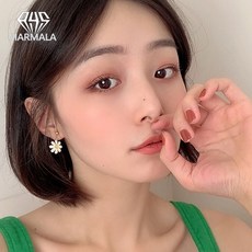 국화귀걸이