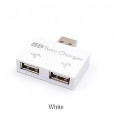 컴퓨터 주변 장치 미니 2.0 usb 분배기 2 포트 usb 허브 충전기 허브 어댑터 usb 분배기 전화 태블릿 액세서리