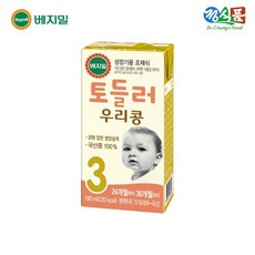 베지밀 토들러 우리콩 3단계 유아식 두유 190ml