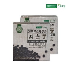 건국 국산콩 검은콩 두유 190mlx32팩, 없음, 상세설명 참조