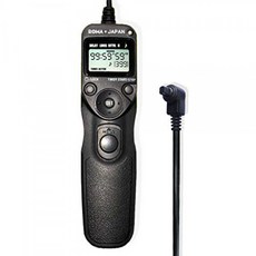 후아 재팬 셔터 리모콘 Canon RS-80N3 TC-80N3 대응 [프로 전용 액정 LCD 타이머 기능이있는 촬영 횟수 설정 무제한] [PDF, 단일상품