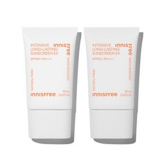 이니스프리 [이니스프리] 인텐시브 롱래스팅 선스크린 EX SPF50+ PA4+ 60mL 2개, 선택완료, 선택완료, 단품없음