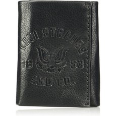 Levi 's 남성용 RFID 3 단 지갑-세련되고 슬림 한 ID 창과 신용 카드 홀더 검정색 1 개 크기 포함