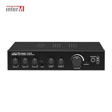 인터엠 MA-103 포터블형앰프 영업소 배경음악용 학원강의실용도 30W 출력
