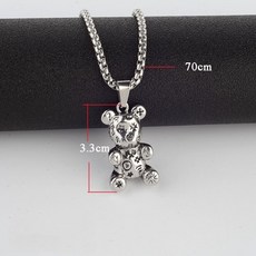 24k곰돌이팬던트