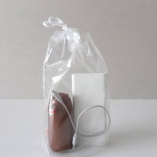 끈다리 18x26cm 투명비닐봉투 더스트백 여행파우치, 1개