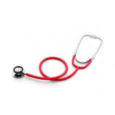 WelchAllyn 웰치알렌 Lightweight Stethoscope 성인용 청진기 5079-74 (Poppy Red), 1개