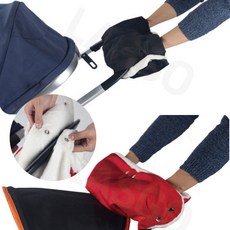 유모차 핸드머프 씽씽이 장갑 유아킥보드워머 방한장갑 핸드폰거치 핸드머프, 레드, 1개