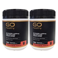 GO healthy NEW ZEALAND MUSSEL 고헬씨 뉴질랜드 초록입홍합 오일 2600mg 300캡슐 2팩