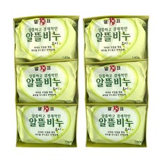 [신속제품] 알뜰비누 말표 2개 X 3개입 140g 19D10-10099, 1, 본상품선택