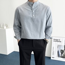 남자헨리넥셔츠