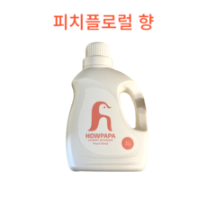 하우파파 아기 섬유유연제 대용량 피치 플로럴향 2L, 1개