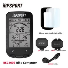 IGPSPORT-BCS100S 자전거 컴퓨터 BLE ANT 2.6 인치 IPX7 c타입 40H 배터리 수명 자동 백라이트 GNSS 스톱워치 IGS, [08] BSC100S M80 SPD CAD