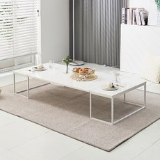 아이엠 확장형 접이식 거실 티테이블 1600, 단품