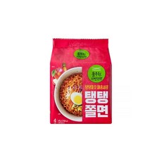 풀무원 자연 건면 탱탱 쫄면 (4개입) 492g, 1개