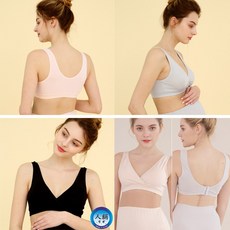 임부용 인견/면스판 컴포트 수유브라 캡내장 노와이어 3size