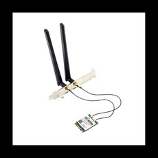 무선 어댑터 M 2 데스크탑 키트 2 4G 5G 와이파이 카드 BCM94360NG, 한개옵션0, 1개
