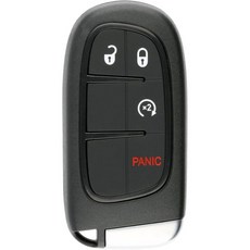 KeylessOption 자동차 스마트키 디지털키 현대모비스 스마트폰 키리스 옵션 엔트리 원격 시동 스마트카 알람 키포브 2013 2018 램 1500 2500 3500 GQ4, 1x for Ram, 1개