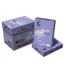 골 드 볼 (APP) 70g A4 복사지 500 장 / 가방 5 개 / 박스 (2500 장)
