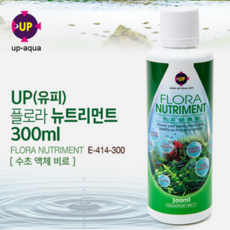 뉴트리먼트 300ml E-414-300 어항 수조 수초 액체 비료 유피 플로라, 1개