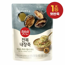 비비고 전복내장죽, 3개, 420g