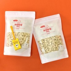  국내산 동결건조 메가 치킨 트릿 대용량 640g 고양이 강아지 간식+위생스푼, [0001]기본상품 