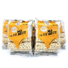 국내산 구운 조청 쌀강정, 10개, 90g