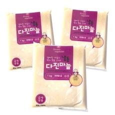 [급속냉동] 수입산 다진마늘1kg, 1세트, 3kg