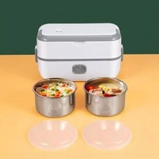 USB보온도시락 전기 가열 단열 도시락 휴대용 요리 자체 가열 단열 버킷, Single product, EU, 1개
