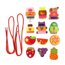 원목동물줄끼우기