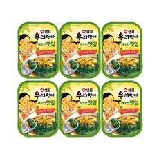 샘표 우리엄마 깻잎 70g 6개